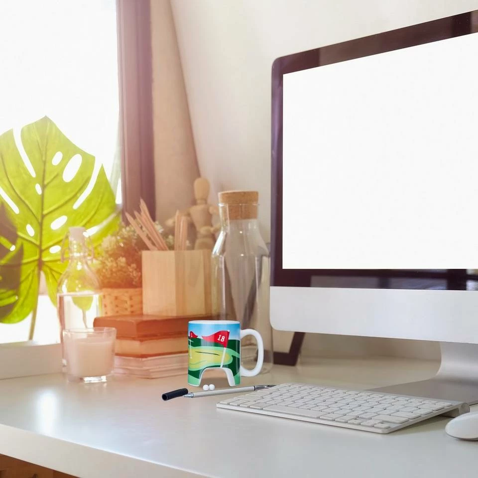 relaxdays Tasse »4 x Golftasse mit Schläger«, Keramik 2 relaxdays Tasse »4 x Golftasse mit Schläger«, Keramik – Bild 2