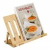 relaxdays Kochbuchhalter »Buchständer aus Bambus«