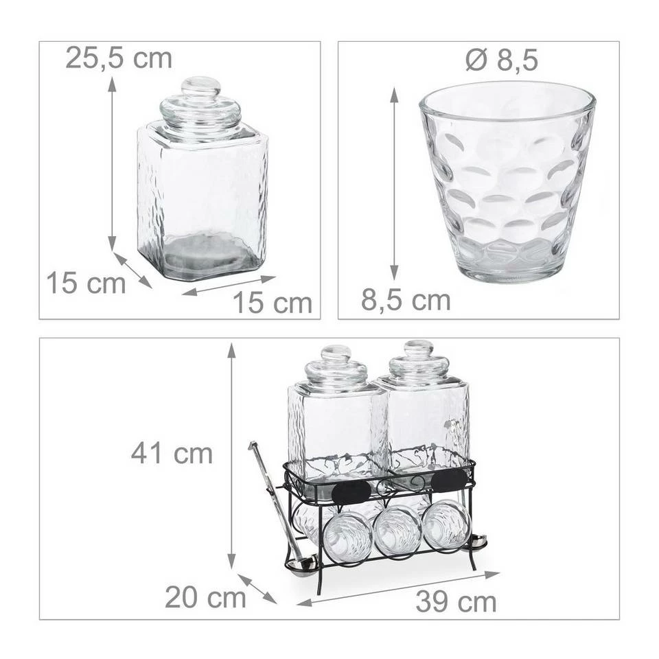 relaxdays Bowle-Set »Bowleset mit 6 Trinkgläsern« 4 relaxdays Bowle-Set »Bowleset mit 6 Trinkgläsern« – Bild 4