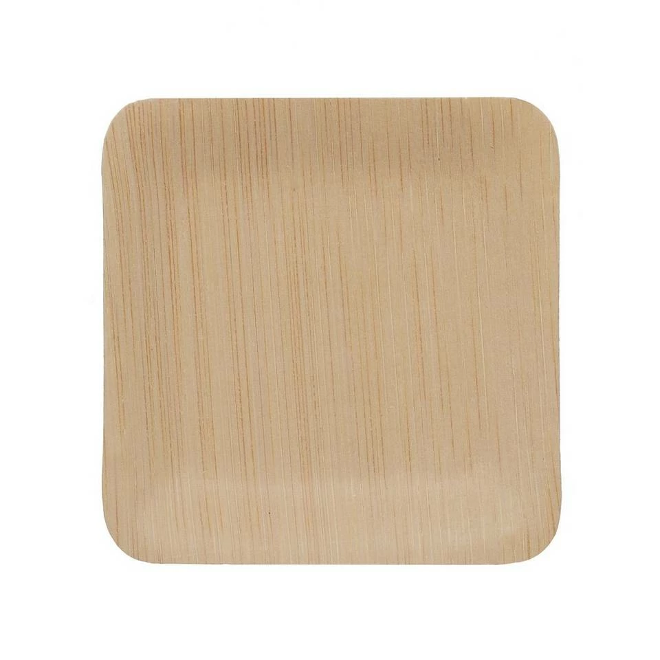 relaxdays Einwegteller »150 x Bambus Teller eckig 8,5 cm« 9 relaxdays Einwegteller »150 x Bambus Teller eckig 8,5 cm« – Bild 9