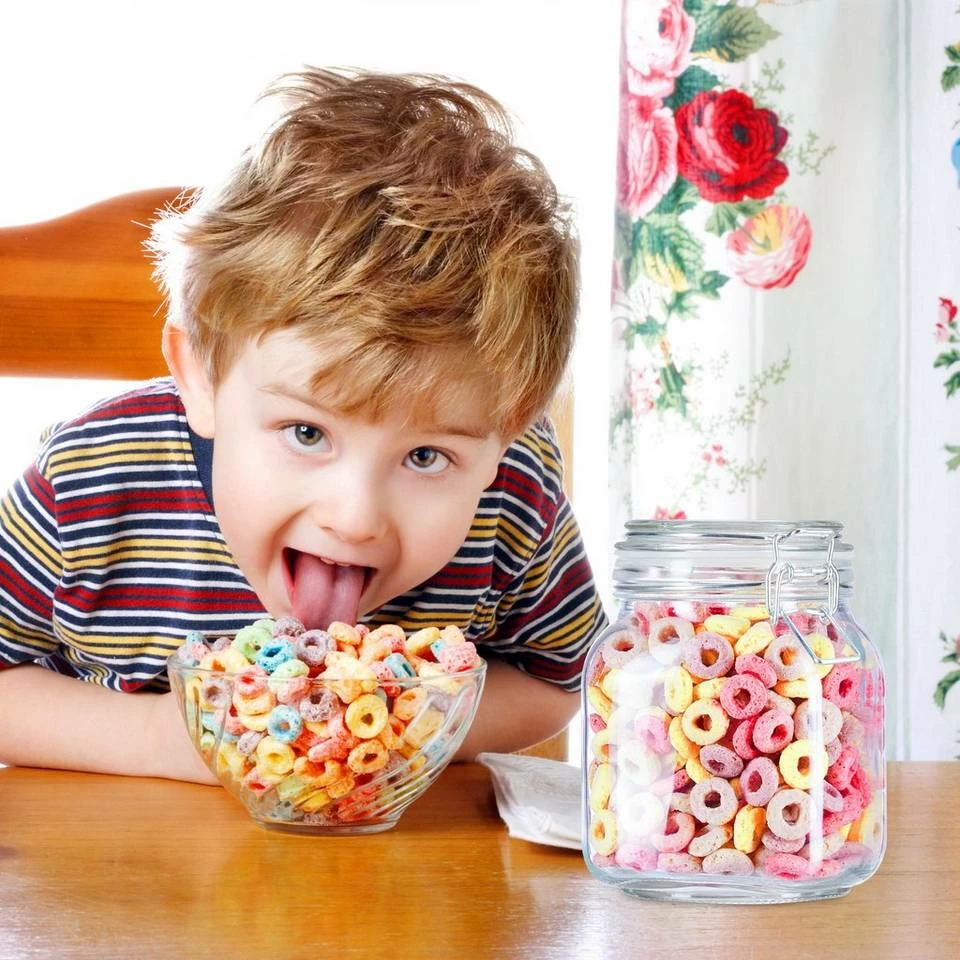 relaxdays Einmachglas »1l Einmachgläser im 6er Set«, Glas 3 relaxdays Einmachglas »1l Einmachgläser im 6er Set«, Glas – Bild 3