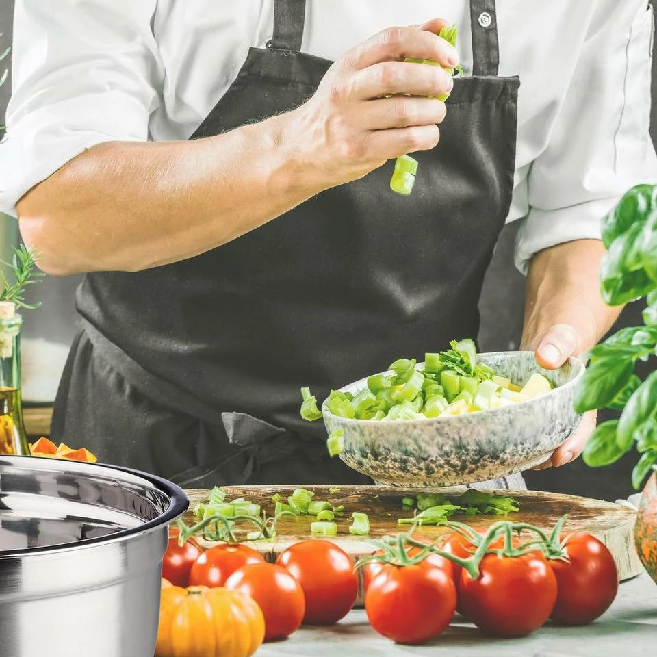 relaxdays Rührschüssel »Schüssel Set 3 tlg Anti-Rutsch Boden«, Edelstahl, Blau Silber Grün, Silber Hellblau, Silber Rot 5 relaxdays Rührschüssel »Schüssel Set 3 tlg Anti-Rutsch Boden«, Edelstahl, Blau Silber Grün, Silber Hellblau, Silber Rot – Bild 5