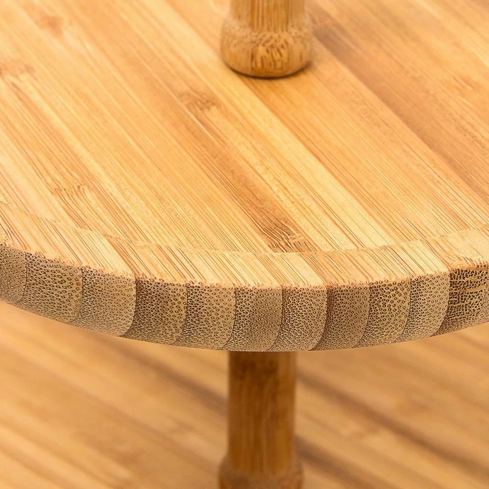 relaxdays Etagere »Etagere Bambus mit 2 Schalen«, Bambus 6 relaxdays Etagere »Etagere Bambus mit 2 Schalen«, Bambus – Bild 6