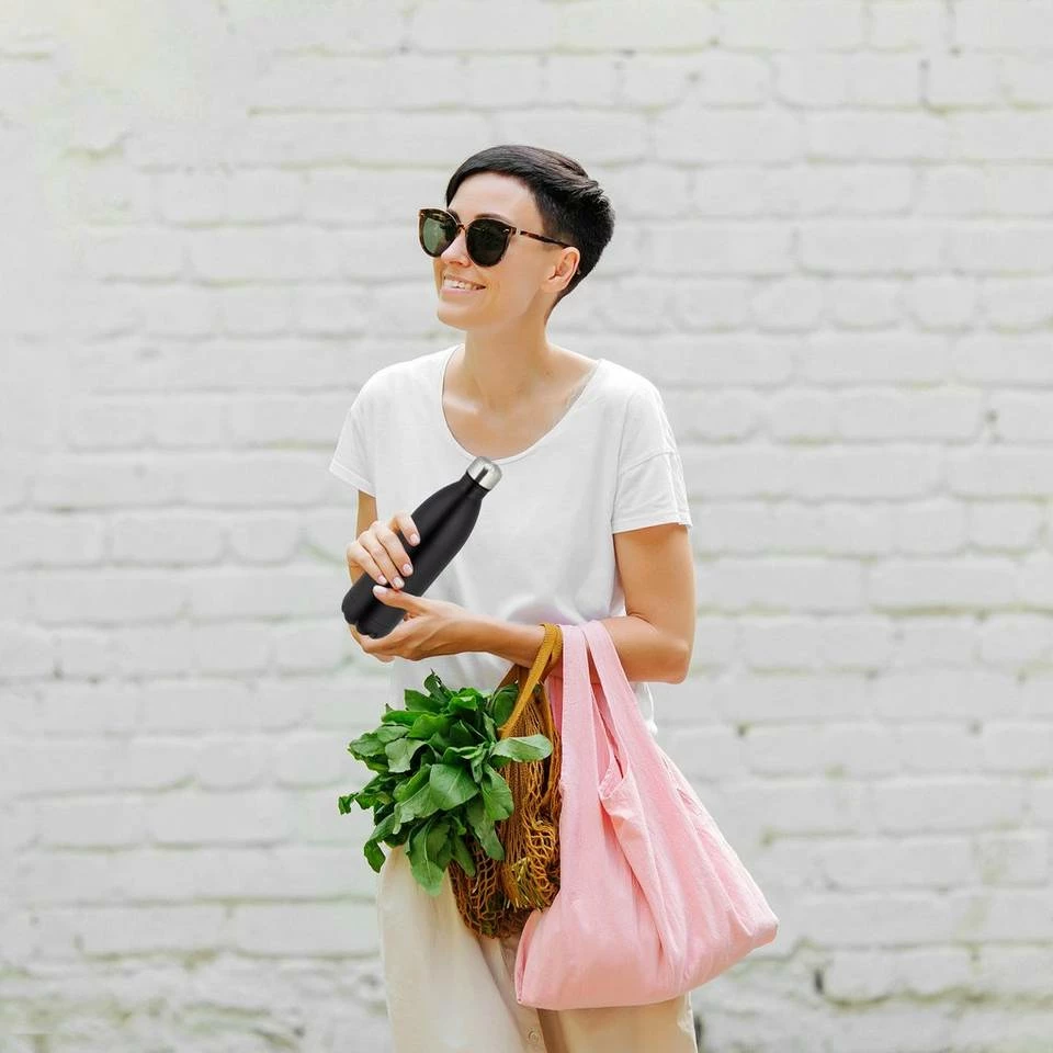 relaxdays Isolierflasche »1 x Thermo Trinkflasche 1 Liter schwarz« 2 relaxdays Isolierflasche »1 x Thermo Trinkflasche 1 Liter schwarz« – Bild 2