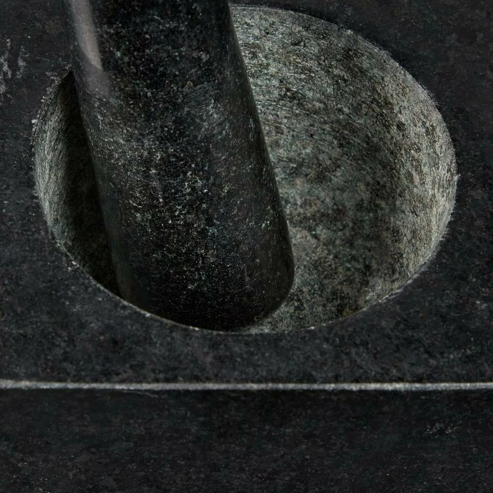 relaxdays Mörser »Eckiger Granit Mörser mit Stößel« 7 relaxdays Mörser »Eckiger Granit Mörser mit Stößel« – Bild 7