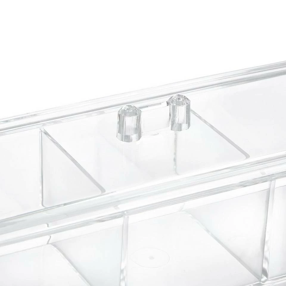 relaxdays Teebox »Transparente Teebox mit 3 Fächern«, Kunststoff 7 relaxdays Teebox »Transparente Teebox mit 3 Fächern«, Kunststoff – Bild 7