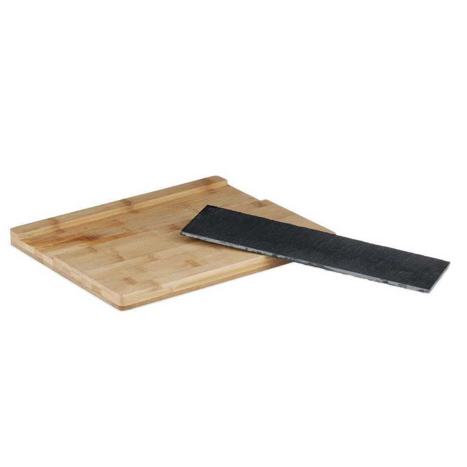 relaxdays Schneidebrett »4 x Schneidebrett aus Bambus«, Bambus 4 relaxdays Schneidebrett »4 x Schneidebrett aus Bambus«, Bambus – Bild 4