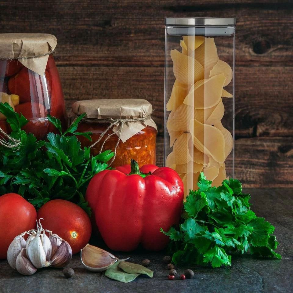 relaxdays Vorratsglas »Vorratsglas 3er Set 1,8 Liter«, Glas 5 relaxdays Vorratsglas »Vorratsglas 3er Set 1,8 Liter«, Glas – Bild 5