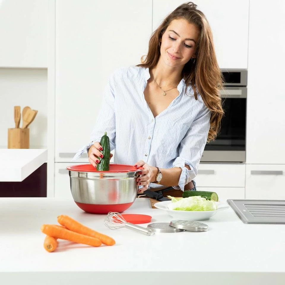 relaxdays Rührschüssel »Rührschüssel Set Edelstahl«, Edelstahl 6 relaxdays Rührschüssel »Rührschüssel Set Edelstahl«, Edelstahl – Bild 6