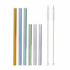 relaxdays Trinkhalme »Strohhalme Glas bunt 6er Set«, Kurz -Neuetischkultur Verkäufe 2022 7d9fa7ce 9c83 5834 ba92 d5e56a12c766