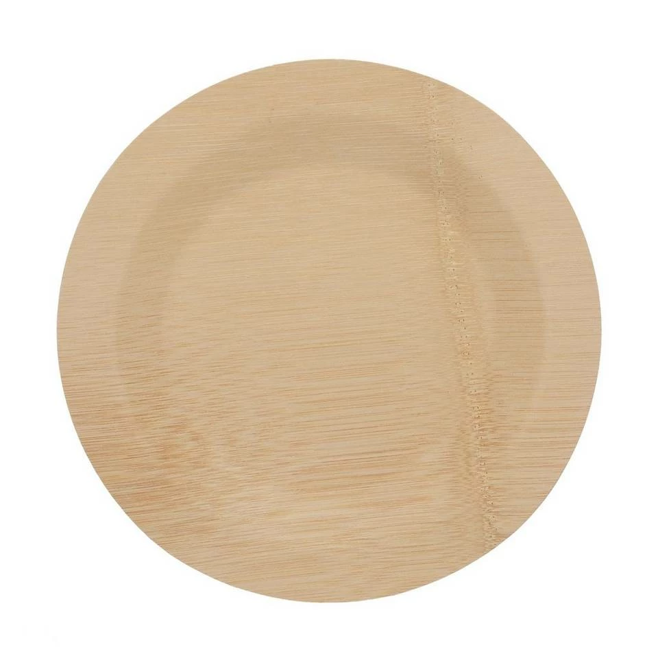 relaxdays Einwegteller »25 x Bambus Teller rund« 9 relaxdays Einwegteller »25 x Bambus Teller rund« – Bild 9