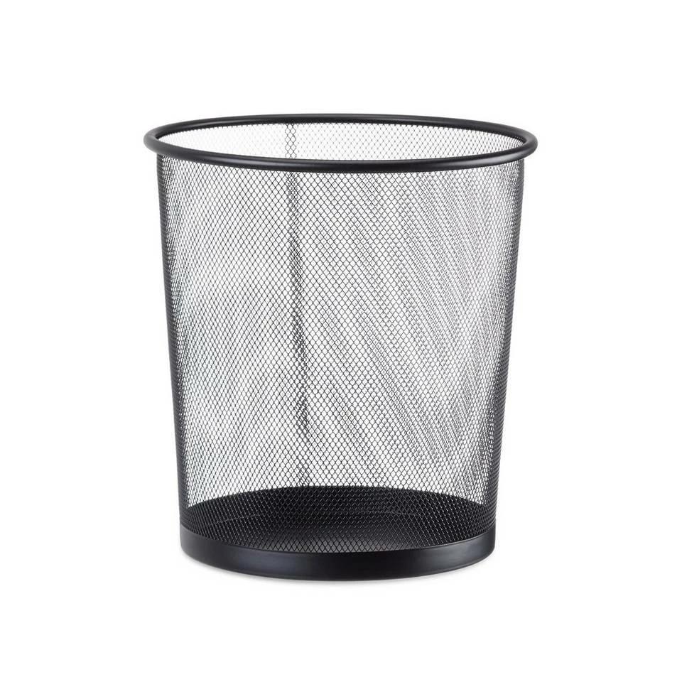 relaxdays Papierkorb »Papierkorb rund Drahtgeflecht«, Schwarz Silber 5 relaxdays Papierkorb »Papierkorb rund Drahtgeflecht«, Schwarz Silber – Bild 5