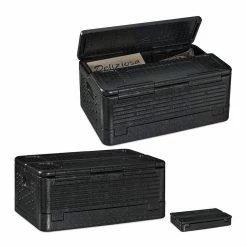 relaxdays Thermobehälter »2 x Thermobox für Essen 37 L«, Schaumstoff