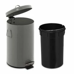 relaxdays Mülleimer »Treteimer Metall 12 Liter«, hellgrau Weiß Schwarz, Schwarz, Grau Schwarz 17 relaxdays Mülleimer »Treteimer Metall 12 Liter«, hellgrau Weiß Schwarz, Schwarz, Grau Schwarz -Neuetischkultur Verkäufe 2022 7fb3c0ce bfee 5c2d b19e 7179f49a2a91