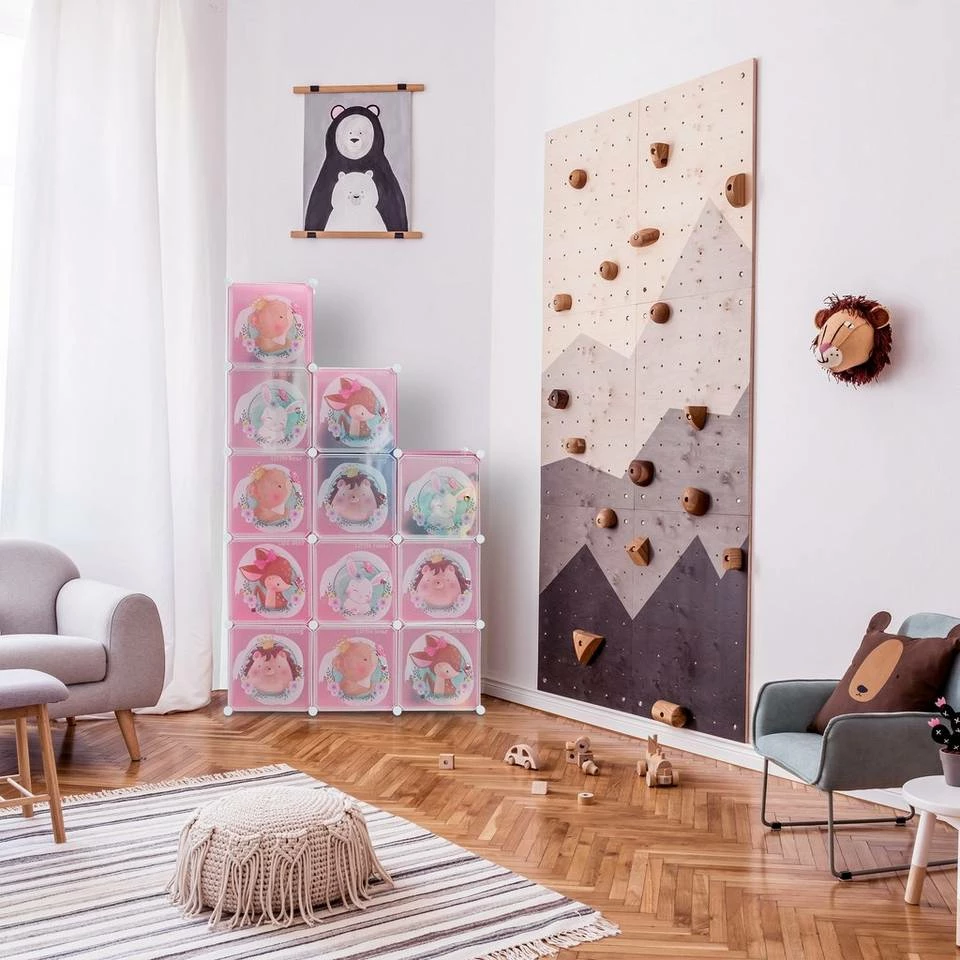 relaxdays Steckregal »Kinder Steckregal mit Kleiderstangen« 5 relaxdays Steckregal »Kinder Steckregal mit Kleiderstangen« – Bild 5
