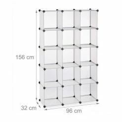 relaxdays Steckregal »Steckregal aus Kunststoff mit 15 Fächern«, Transparent Schwarz, Transparent Schwarz, Weiß 16 relaxdays Steckregal »Steckregal aus Kunststoff mit 15 Fächern«, Transparent Schwarz, Transparent Schwarz, Weiß -Neuetischkultur Verkäufe 2022 80d5fd48 d562 561d 96c2 7f3ff5de9e4d