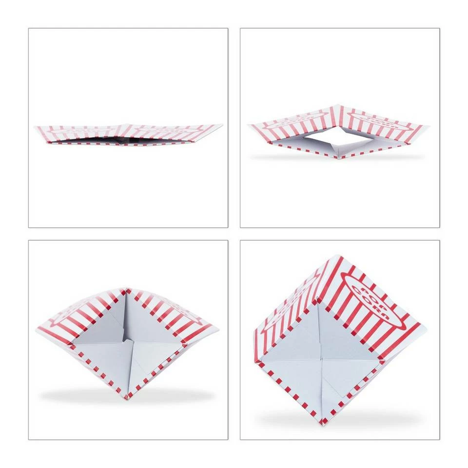 relaxdays Snackschale »144 x Popcorntüten«, Pappe 6 relaxdays Snackschale »144 x Popcorntüten«, Pappe – Bild 6