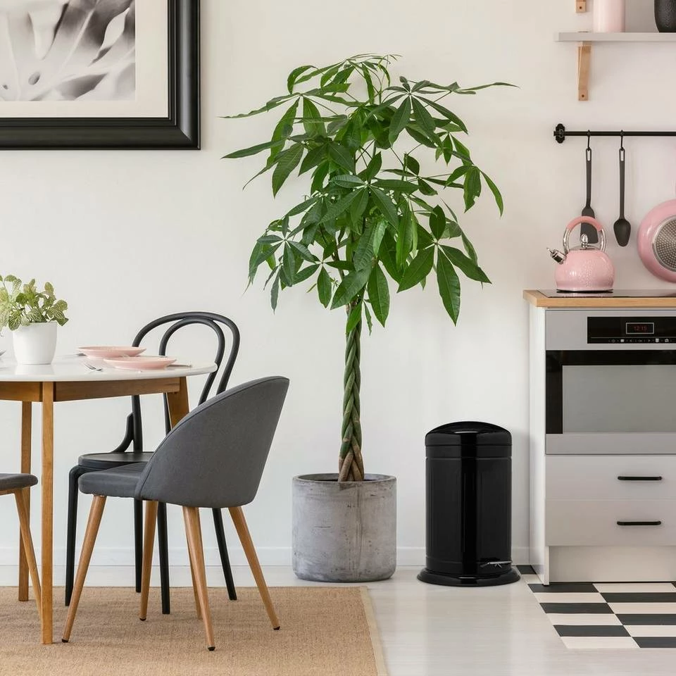 relaxdays Mülleimer »Mülleimer 12 l«, Schwarz Weiß Schwarz Silber, Schwarz Silber Silber, Grau Schwarz Silber 2 relaxdays Mülleimer »Mülleimer 12 l«, Schwarz Weiß Schwarz Silber, Schwarz Silber Silber, Grau Schwarz Silber – Bild 2