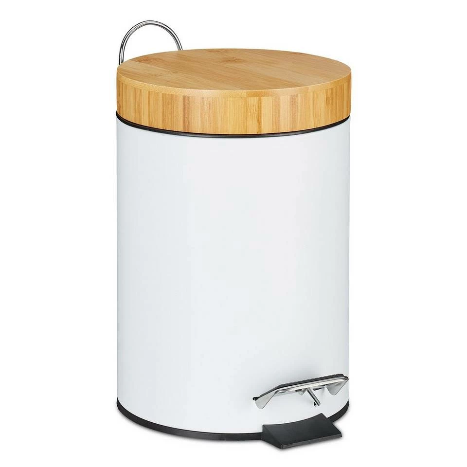 relaxdays Mülleimer »Mülleimer Bad 3 l«, Weiß 1 relaxdays Mülleimer »Mülleimer Bad 3 l«, Weiß