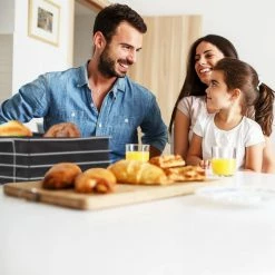 relaxdays Brotkorb »Brotkorb Metall mit Stoffeinsatz«, Edelstahl, Weiß Schwarz Silber, Grau Silber, Weiß Silber -Neuetischkultur Verkäufe 2022 81bc203e ff78 5e0d 9a1b 49da60a62ff0