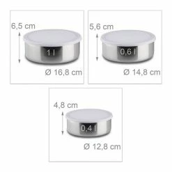 relaxdays Schale »Schüssel Set 5-teilig«, Edelstahl -Neuetischkultur Verkäufe 2022 85a2645f ce95 5592 a58c a3f8233fa70b