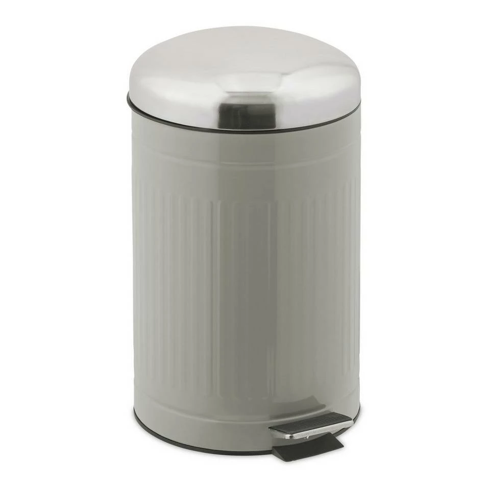 relaxdays Mülleimer »Mülleimer 12 Liter«, hellgrau Grau Silber Schwarz, Schwarz Silber, Weiß Silber Schwarz 1 relaxdays Mülleimer »Mülleimer 12 Liter«, hellgrau Grau Silber Schwarz, Schwarz Silber, Weiß Silber Schwarz