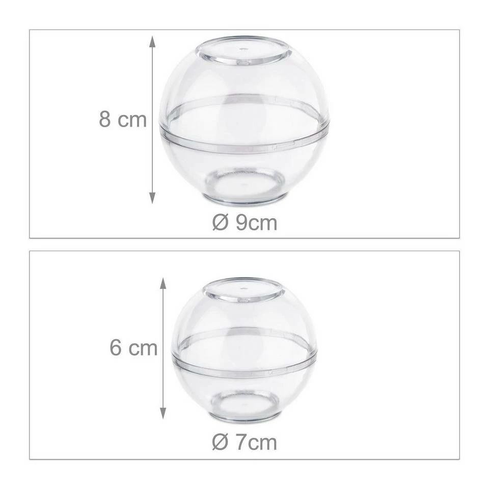 relaxdays Aufbewahrungsbecher »Zwiebeldose transparent 2er Set«, Kunststoff 4 relaxdays Aufbewahrungsbecher »Zwiebeldose transparent 2er Set«, Kunststoff – Bild 4