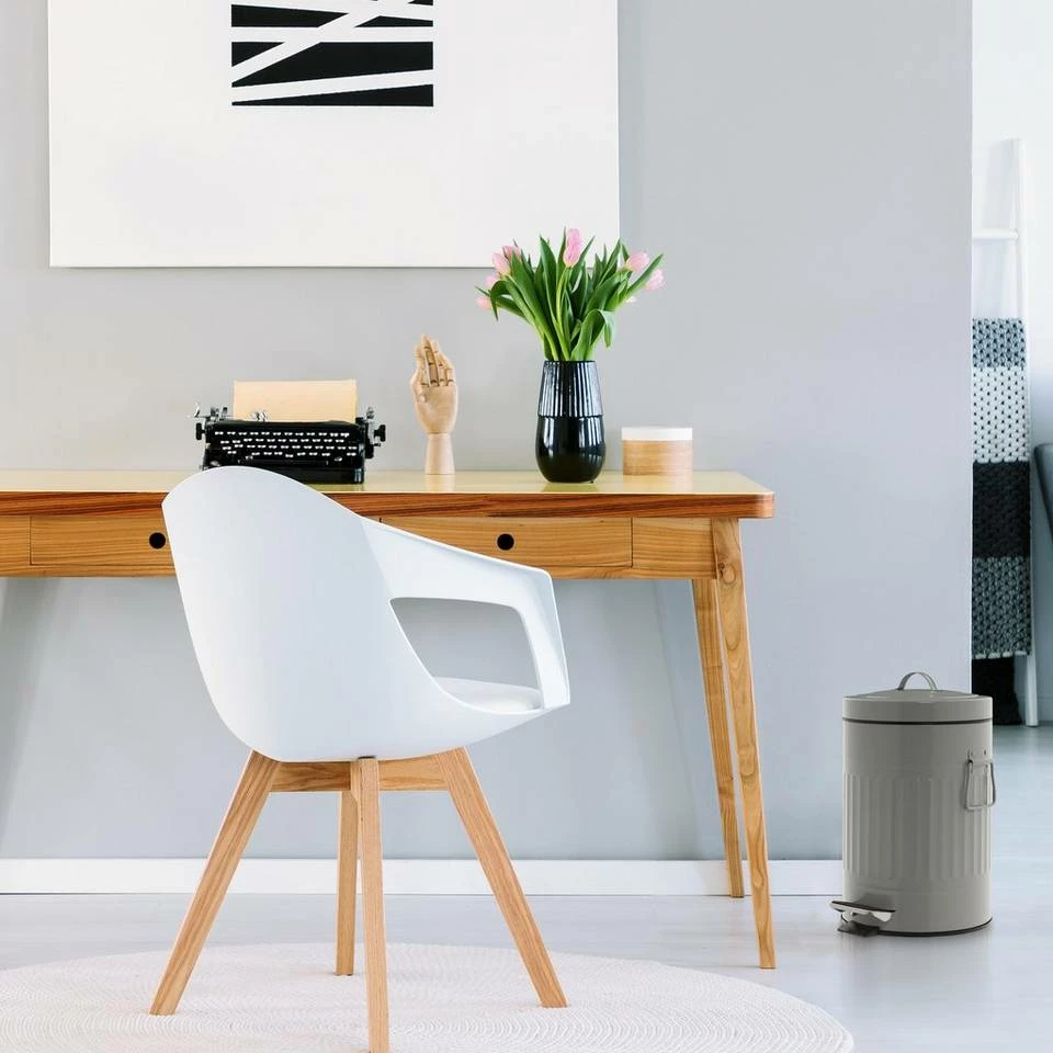 relaxdays Kosmetikeimer »Kosmetikeimer 5 Liter«, hellgrau Weiß Schwarz, Schwarz, Grau Schwarz 2 relaxdays Kosmetikeimer »Kosmetikeimer 5 Liter«, hellgrau Weiß Schwarz, Schwarz, Grau Schwarz – Bild 2