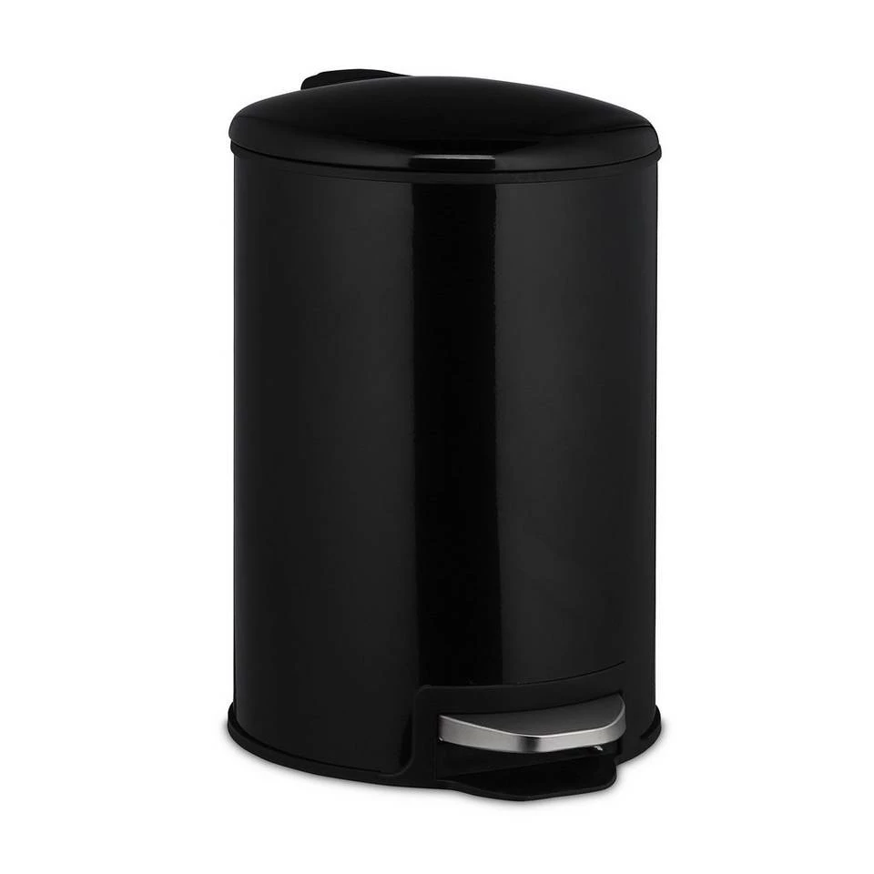 relaxdays Mülleimer »Mülleimer 12 L«, Weiß Grau Silber Schwarz, Weiß Silber Schwarz, Schwarz Silber 11 relaxdays Mülleimer »Mülleimer 12 L«, Weiß Grau Silber Schwarz, Weiß Silber Schwarz, Schwarz Silber – Bild 11