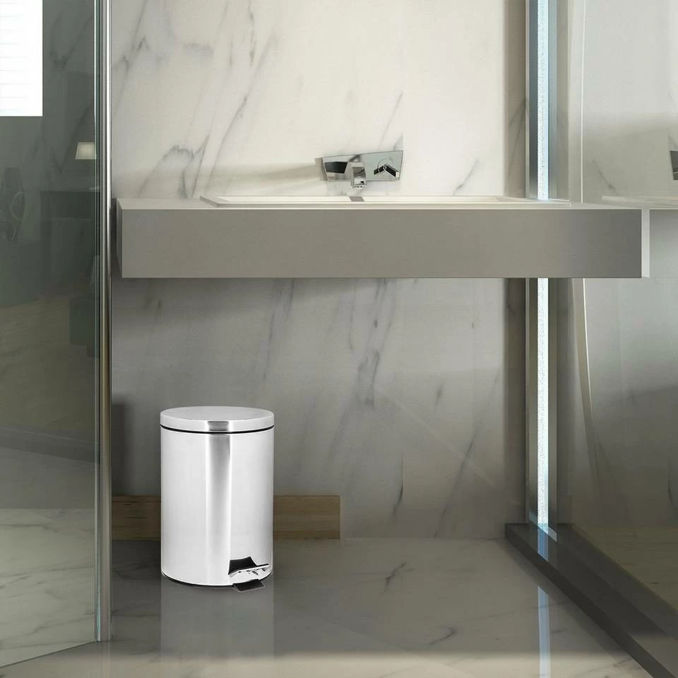 relaxdays Mülleimer »Mülleimer 3 Liter Edelstahl« 5 relaxdays Mülleimer »Mülleimer 3 Liter Edelstahl« – Bild 5