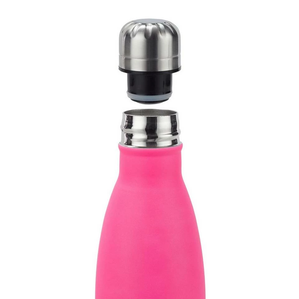 relaxdays Isolierflasche »3 x Trinkflasche Edelstahl pink« 7 relaxdays Isolierflasche »3 x Trinkflasche Edelstahl pink« – Bild 7