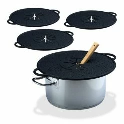 relaxdays Überkochschutz »4 x Überkochschutz Silikon«