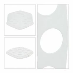 relaxdays Kuchentransportbox »Eckige Kuchenbox«, Kunststoff, Weiß -Neuetischkultur Verkäufe 2022 8c775636 1cf2 53fb 96a2 55081ba6dff9