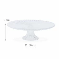 relaxdays Tortenständer »Tortenplatte mit Ständer«, Glas -Neuetischkultur Verkäufe 2022 8d7d37cc 8100 5b4f a8ff ab547b0840ed