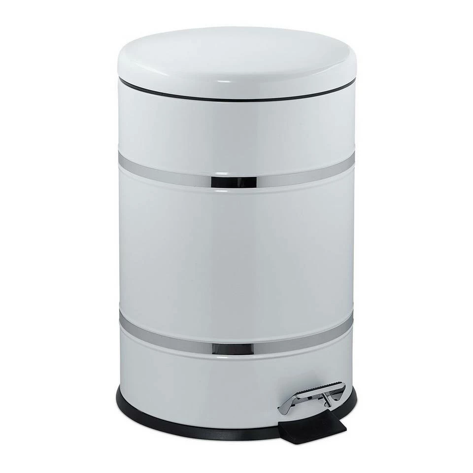 relaxdays Mülleimer »Mülleimer 20 l«, hellgrau Weiß Schwarz Silber, Schwarz Silber, Grau Schwarz Silber 11 relaxdays Mülleimer »Mülleimer 20 l«, hellgrau Weiß Schwarz Silber, Schwarz Silber, Grau Schwarz Silber – Bild 11