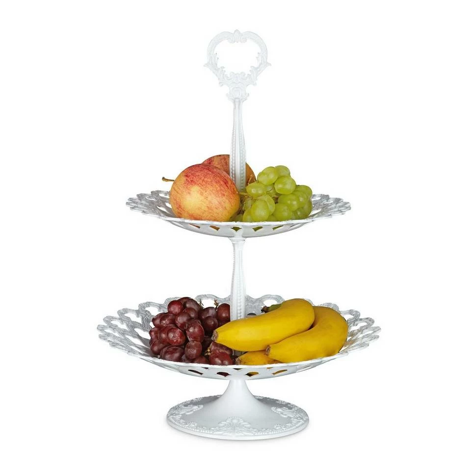 relaxdays Etagere »1 x Etagere Metall weiß«, Aluminium 1 relaxdays Etagere »1 x Etagere Metall weiß«, Aluminium