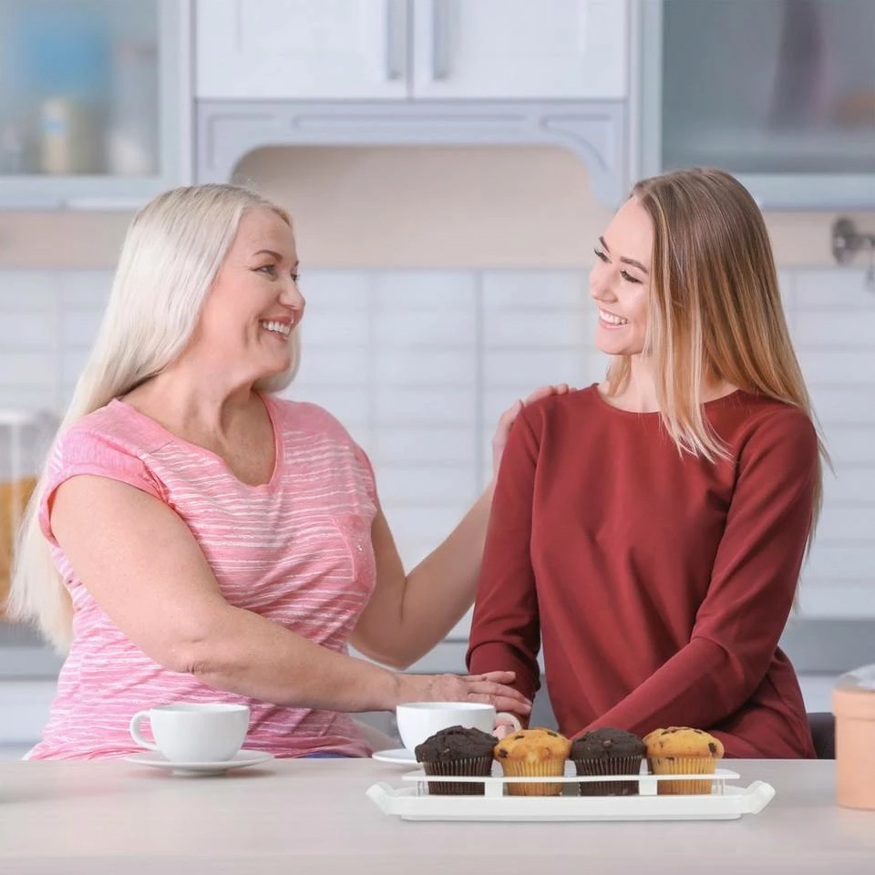 relaxdays Kuchentransportbox »Kuchenbox rechteckig«, Kunststoff, Weiß 3 relaxdays Kuchentransportbox »Kuchenbox rechteckig«, Kunststoff, Weiß – Bild 3