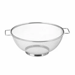 relaxdays Küchensieb »Standsieb Edelstahl«, Edelstahl