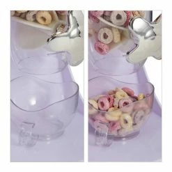 relaxdays Müslispender »Doppelter Müslispender«, Kunststoff, Weiß Schwarz Transparent Silber, Wei&szlig; Transparent Silber -Neuetischkultur Verkäufe 2022 956e978b 1316 5e08 ab98 ab5eee7139a9