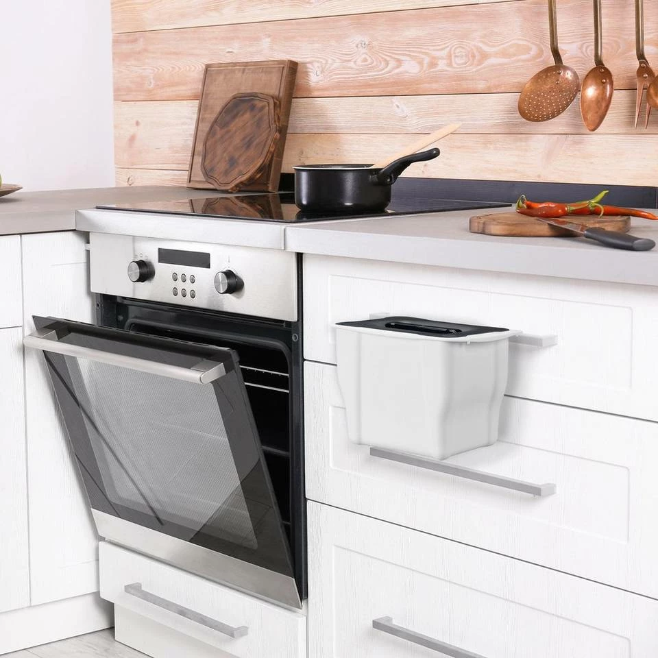 relaxdays Biomülleimer »Biomülleimer Küche 5 l weiß/grau« 2 relaxdays Biomülleimer »Biomülleimer Küche 5 l weiß/grau« – Bild 2