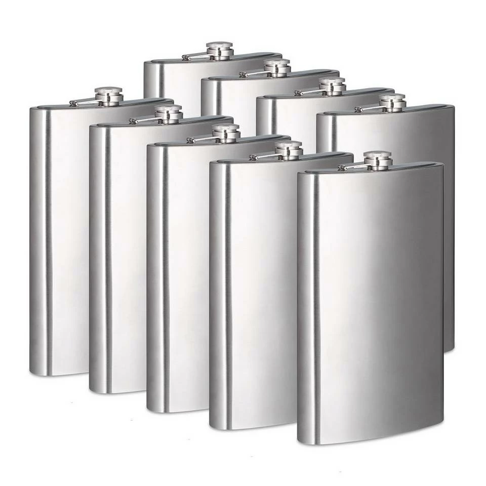 relaxdays Flachmann »9 x Flachmann XXL 1,8l aus Edelstahl« 1 relaxdays Flachmann »9 x Flachmann XXL 1,8l aus Edelstahl«