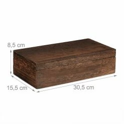 relaxdays Teebox »Vintage Teebox«, Holz 11 relaxdays Teebox »Vintage Teebox«, Holz -Neuetischkultur Verkäufe 2022 972cb956 80a8 5ec0 9f37 10165687656d