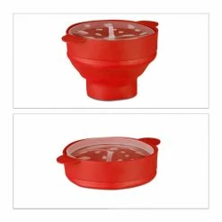 relaxdays Popcorn-Pfanne »1 x Popcorn Maker Silikon Mikrowelle rot« -Neuetischkultur Verkäufe 2022 98a94093 0aff 5a98 afe9 b32501b06502