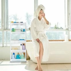 relaxdays Rollwagen »Schmaler Nischenwagen mit 5 Ablagen«, Weiß Schwarz, Wei&szlig; -Neuetischkultur Verkäufe 2022 98e25554 2946 5479 b3ae 9f42a5a20a0d