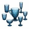 relaxdays Gläser-Set »7-tlg. Gläser Set blau«, Glas