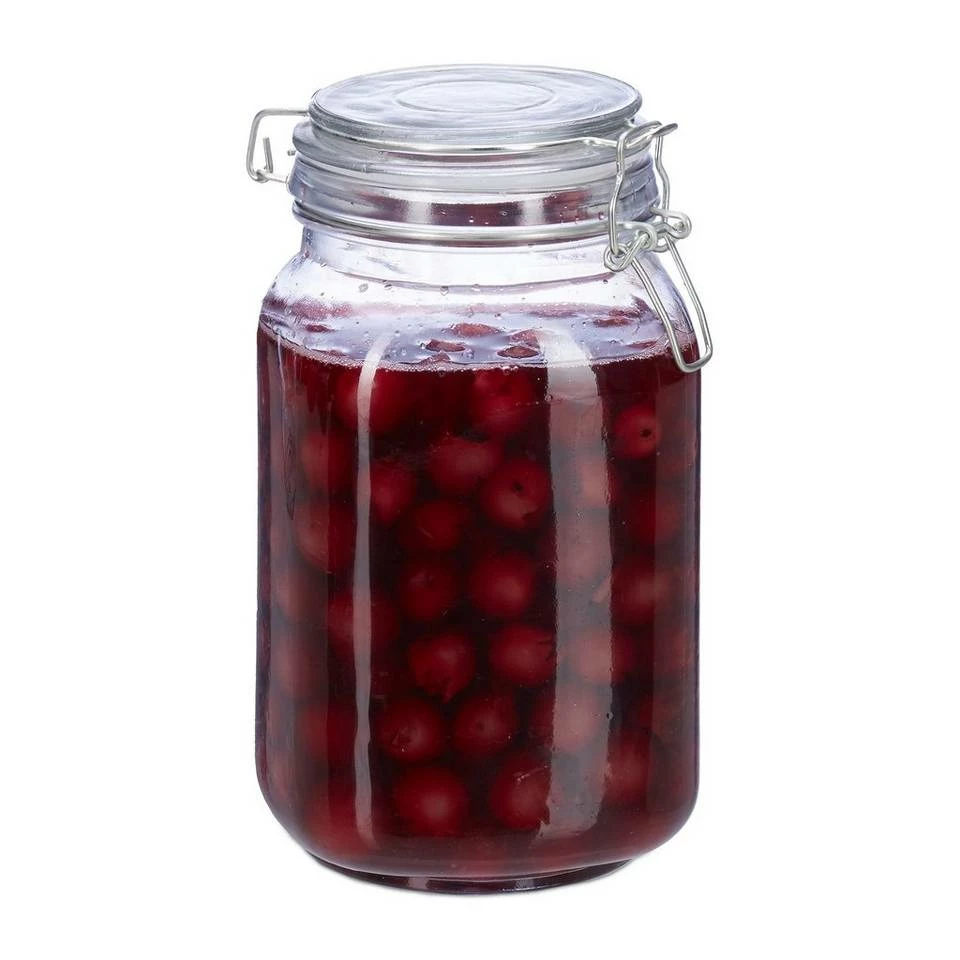 relaxdays Einmachglas »24 x Einmachglas 1,5 L«, Glas 6 relaxdays Einmachglas »24 x Einmachglas 1,5 L«, Glas – Bild 6