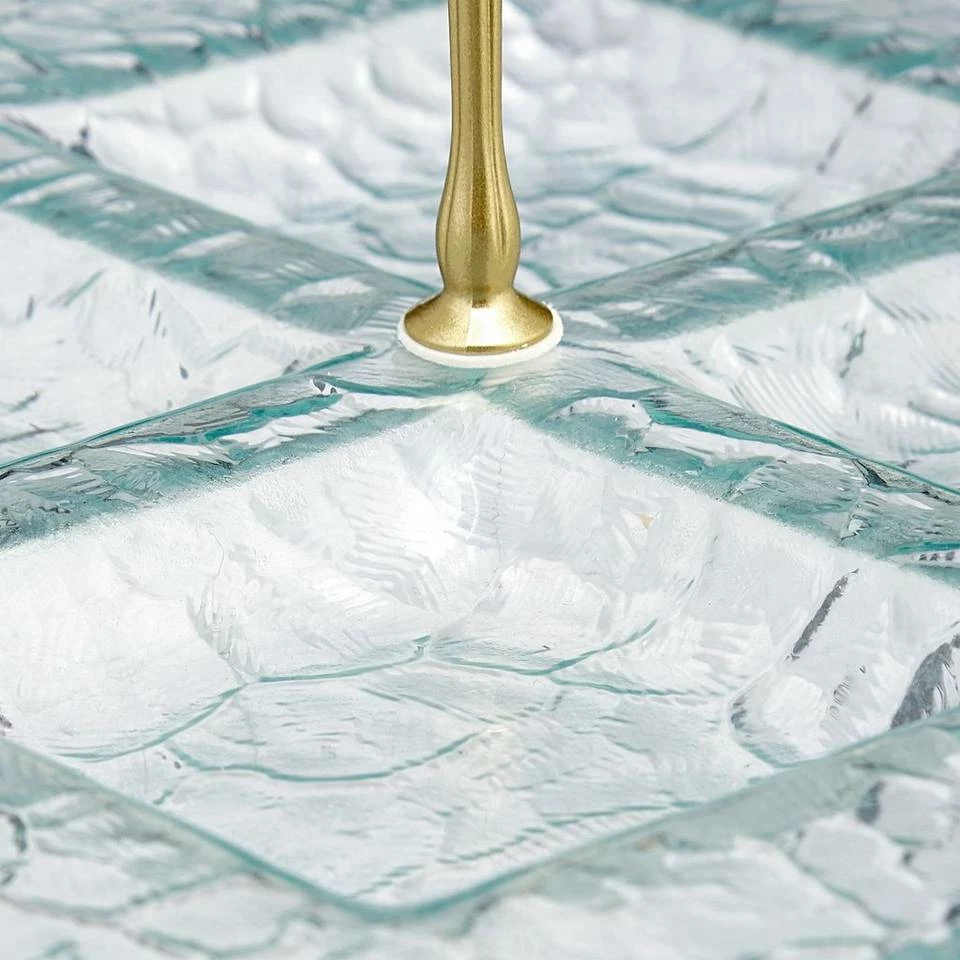 relaxdays Etagere »Eckige Etagere aus Glas«, Glas 8 relaxdays Etagere »Eckige Etagere aus Glas«, Glas – Bild 8