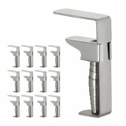 Tischklammer »12 x Tischklammern Edelstahl«, relaxdays