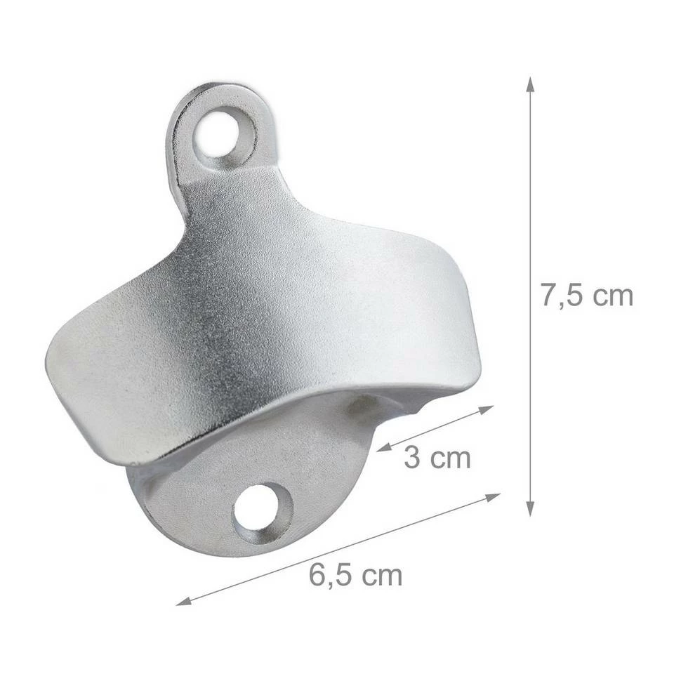 relaxdays Flaschenöffner »Wandflaschenöffner 2er Set« 4 relaxdays Flaschenöffner »Wandflaschenöffner 2er Set« – Bild 4