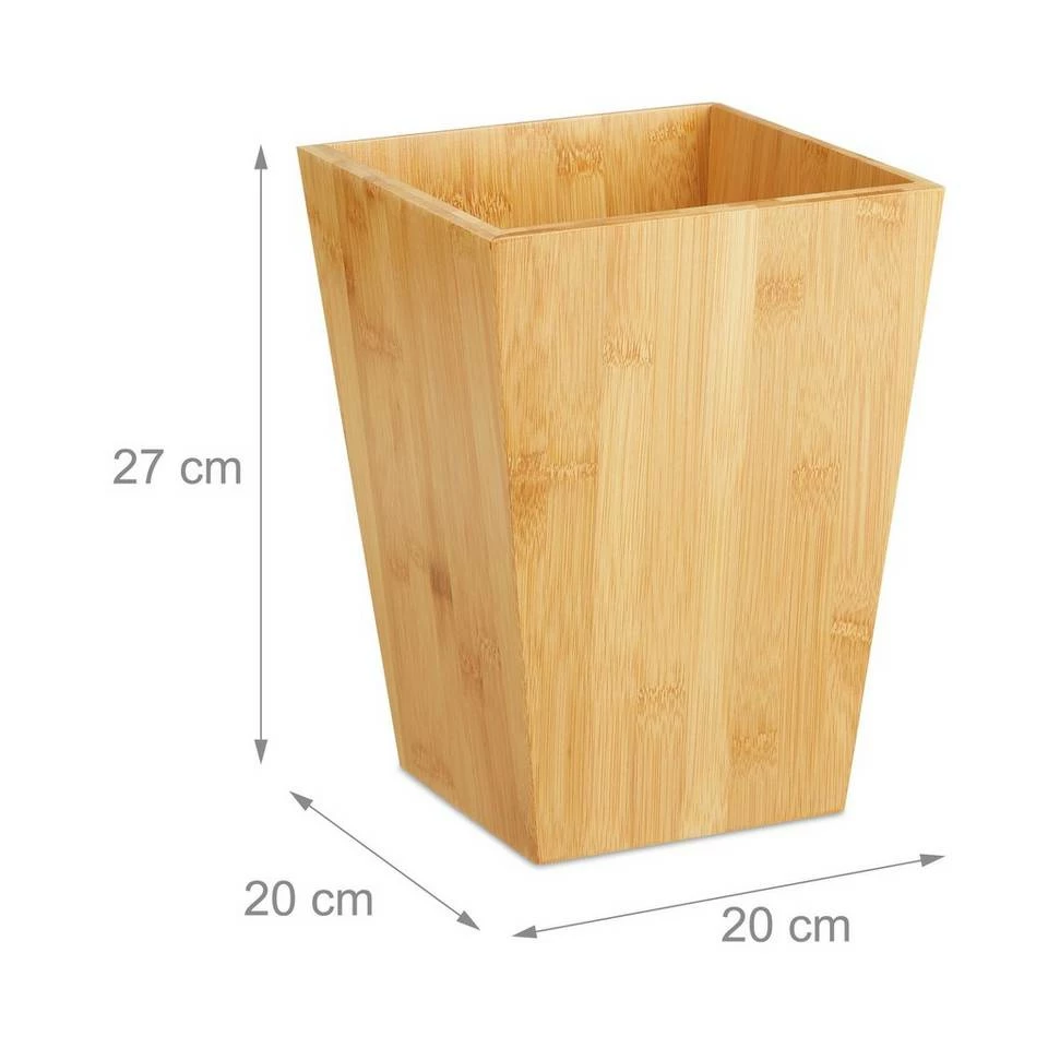 relaxdays Papierkorb »Papierkorb Bambus« 4 relaxdays Papierkorb »Papierkorb Bambus« – Bild 4